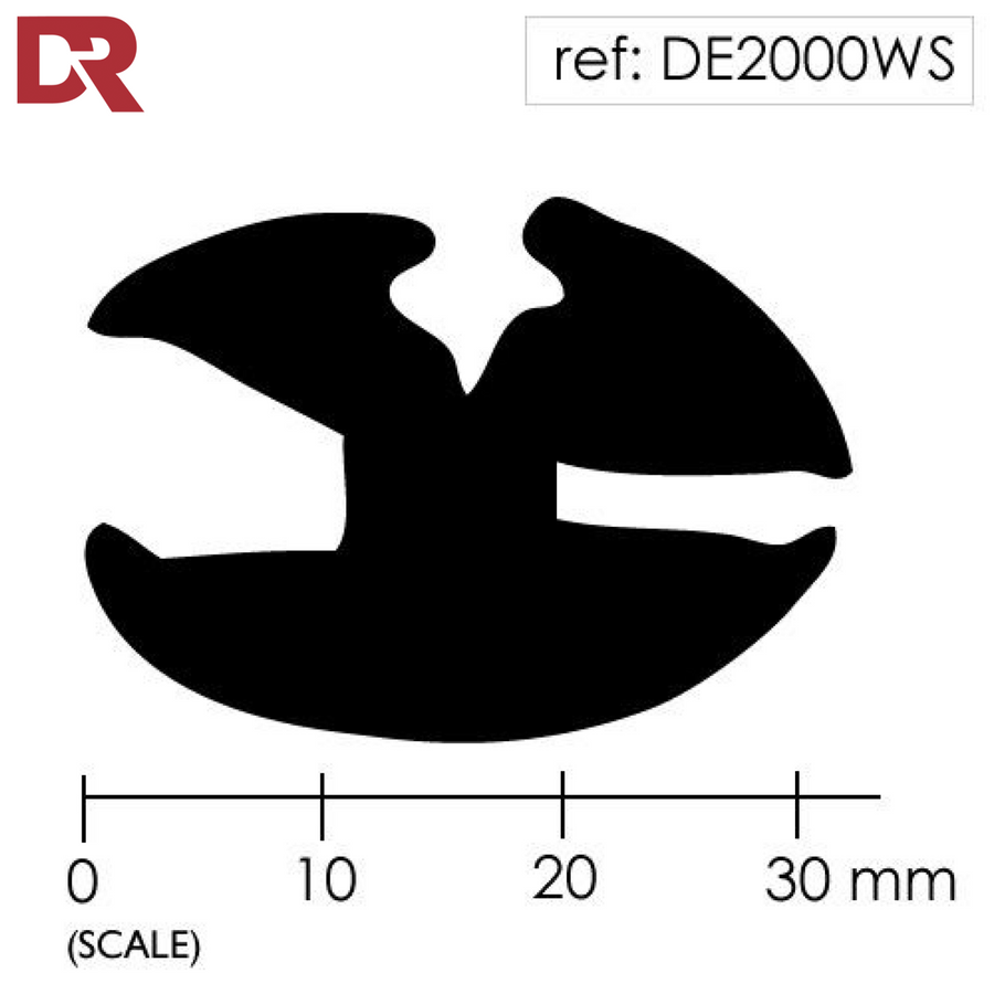 Rubber Window Seal Weatherstrip DE2000WS
