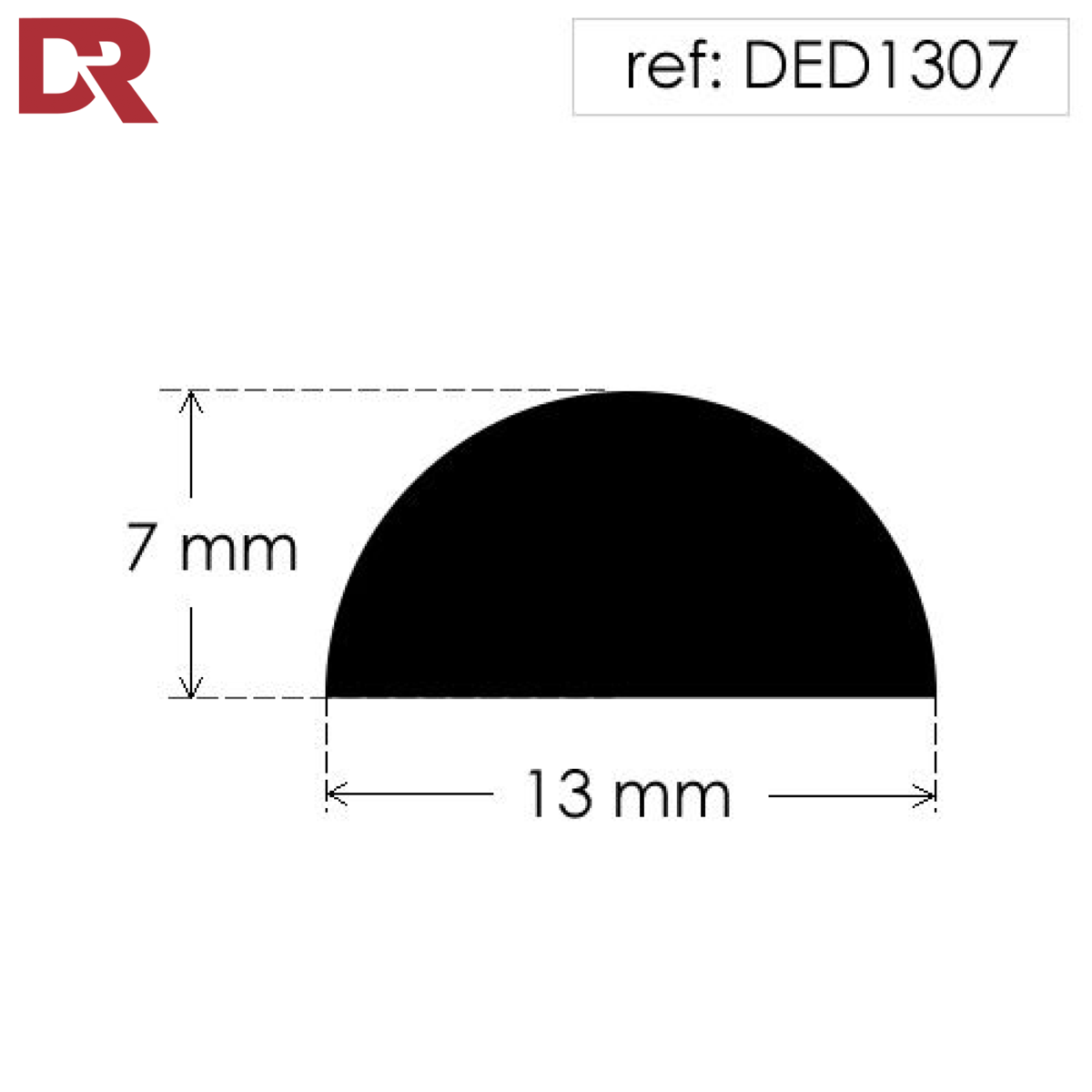 Solid D Rubber Fender