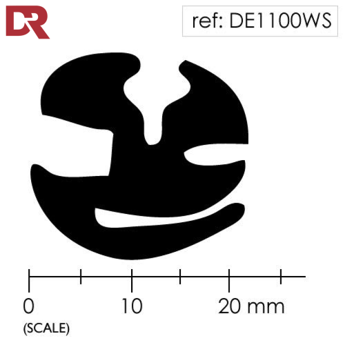 Rubber Window Seal Weatherstrip DE1100WS
