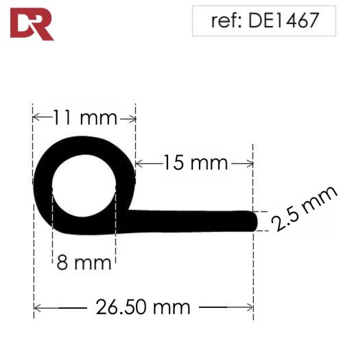 P Seal made with Rubber