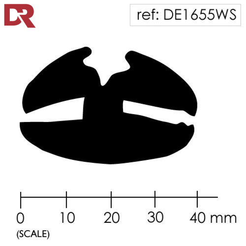 Rubber Window Seal Weatherstrip DE1655WS