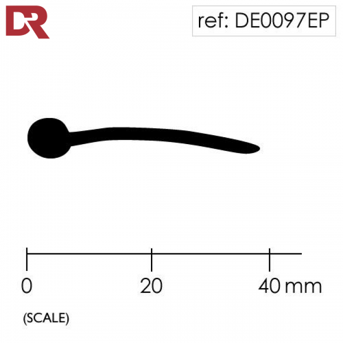 Solid Rubber Piping P Section Seal DE0097EP