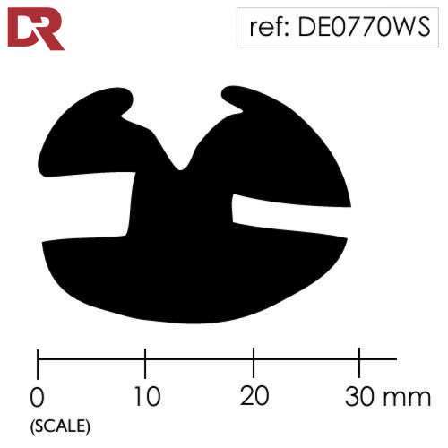 Rubber Window Seal Weatherstrip DE0770WS